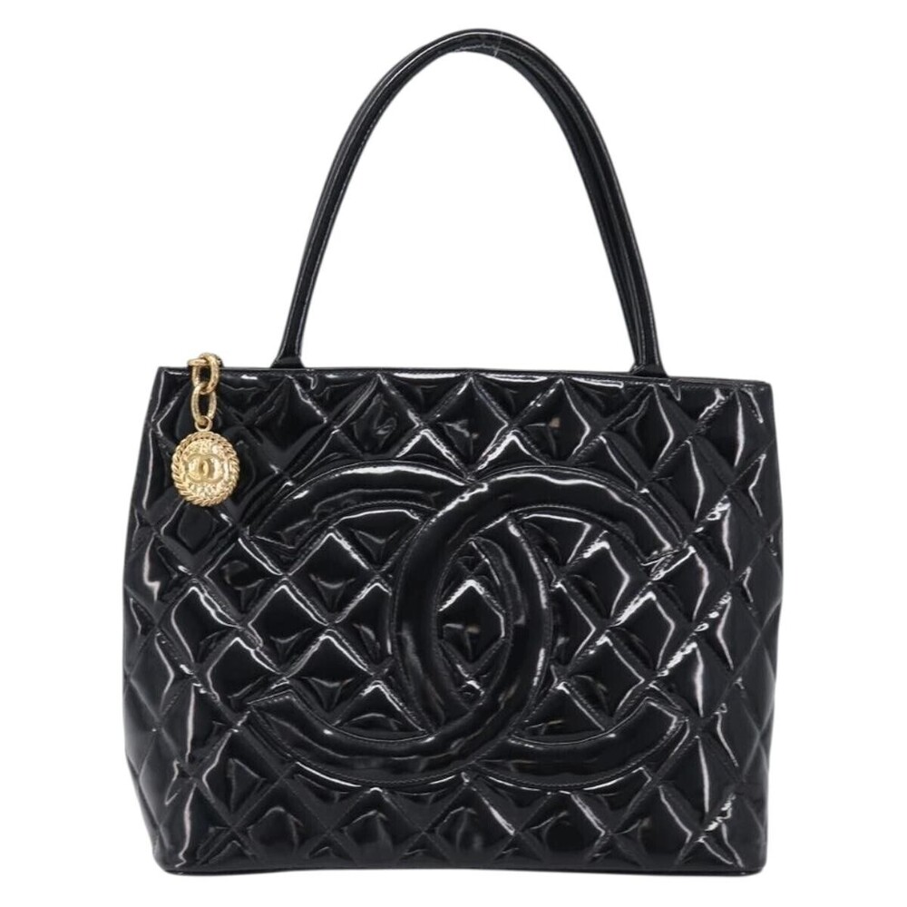 Chanel Medallion Quilted Patent